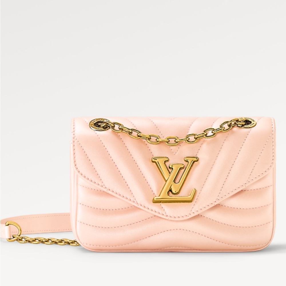 Louis Vuitton Pink Quilted Chain Bag